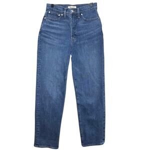 Madewell The Perfect Vintage Straight Jeans Denim Size 27 Medium Dark Wash Boho